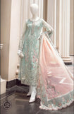 Maria B - Embroidered Pure Chiffon Suit