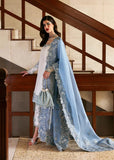 Hussain Rehar Raw Silk Embroidered 3 Piece STITCHED Dress - J081
