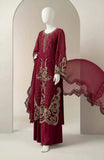 Maria B - Embroidered Pure Chiffon Suit