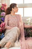 Maria B Wedding Addition Wz-Tie & Die Fully Pure Chiffon Dress With 3D Handwork