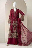 Maria B - Embroidered Pure Chiffon Suit