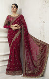 Maria.b chiffon saree